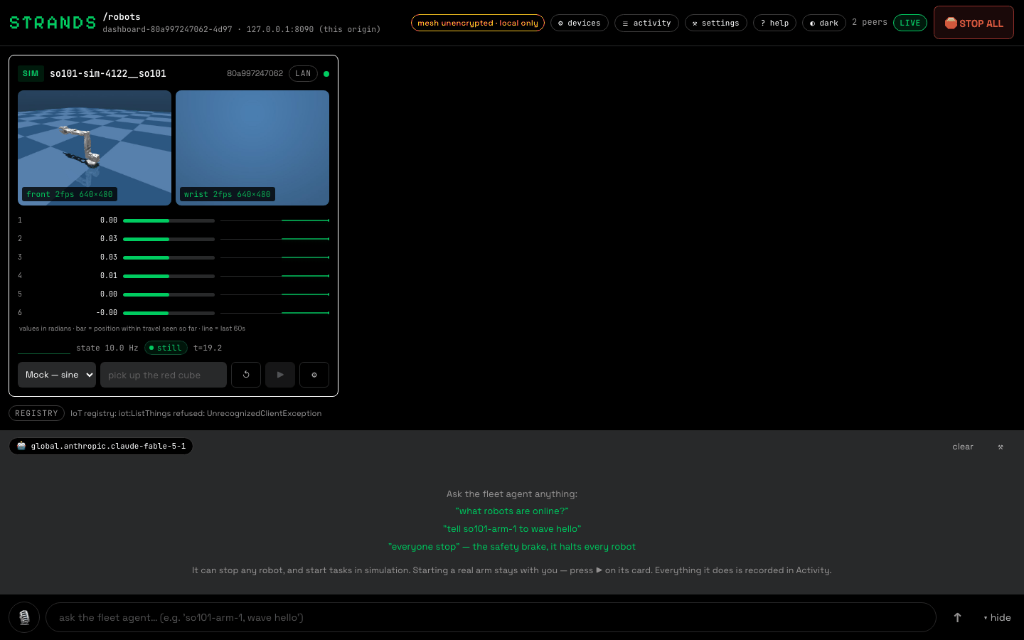 Agent: the fleet dock