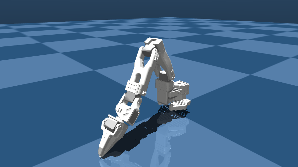 where SmolVLA left the simulated arm after ninety steps